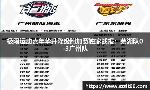 极限运动嘉年华升降级附加赛独家战报：芜湖队0-3广州队
